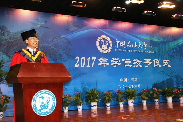 院长杨朝合致辞 魏孟吉摄影